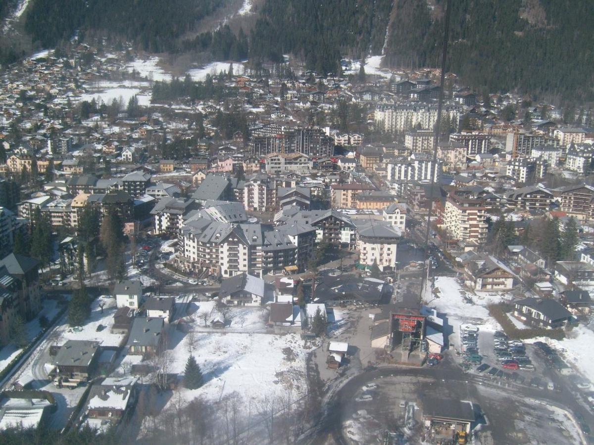 Appartement T2 Chamonix Centre Balcon Vue Mont Blanc Екстериор снимка